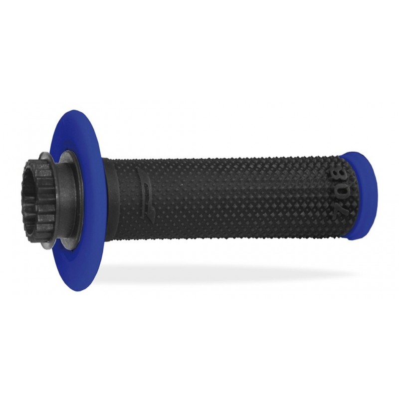 Progrip Manetki Pg708 Manetki, Off Road Z Blokadą Scs Lock-On + 6 Adapterów Rolgazu (22+25Mm) Kolor Czarny Niebieski