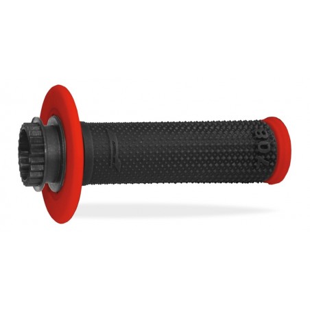 Progrip Manetki Pg708 Manetki, Off Road Z Blokadą Scs Lock-On + 6 Adapterów Rolgazu (22+25Mm) Kolor Czarny Czerwony