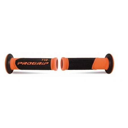 Progrip Manetki Pg732 Road (22+25Mm, Dł.125Mm) Kolor Pomarańczowy Fluo/Czarny (Dwuskładnikowe) (732-296) (Pg732/9)