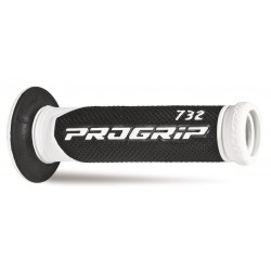 Progrip Manetki Pg732 Road (22+25Mm, Dł.125Mm) Kolor Biały/Czarny (Dwuskładnikowe) (732-137)