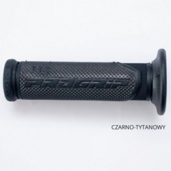 Progrip Manetki Pg732 Road (22+25Mm, Dł.125Mm) Kolor Tytanowy/Czarny (Dwuskładnikowe) (732-298)