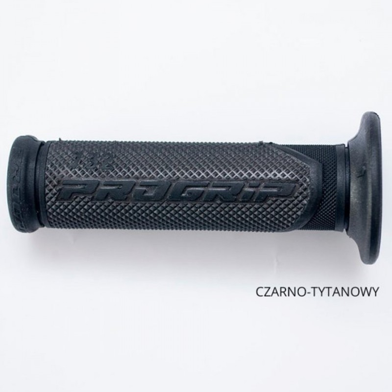 Progrip Manetki Pg732 Road (22+25Mm, Dł.125Mm) Kolor Tytanowy/Czarny (Dwuskładnikowe) (732-298)