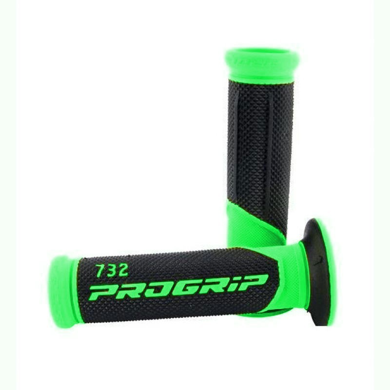 Progrip Manetki Pg732 Road (22+25Mm, Dł.125Mm) Kolor Zielony Fluo/Czarny (Dwuskładnikowe) (732-295) (Pg732/10)