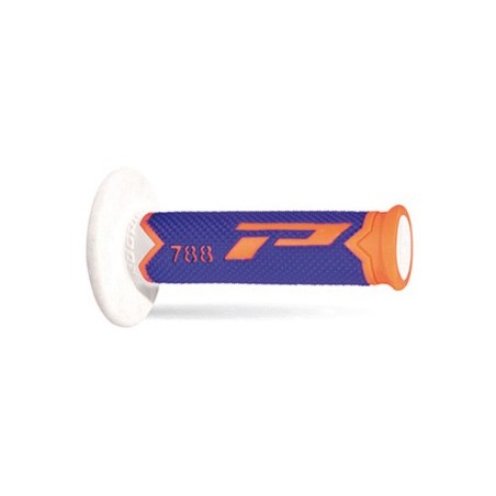 Progrip Manetki Pg788 Manetki, Off Road (22+25Mm, Dł.115Mm) Kolor Pomarańczowy Fluo/Niebieski/Biały (Trójskładnikowe) (788-284)