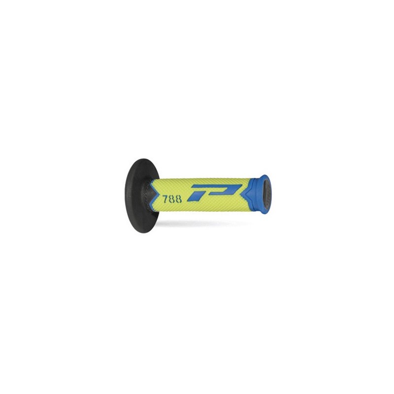 Progrip Manetki Pg788 Manetki, Off Road (22+25Mm, Dł.115Mm) Kolor Jasny Niebieski/Żółty Fluo/Czarny (Trójskładnikowe) (788-279)