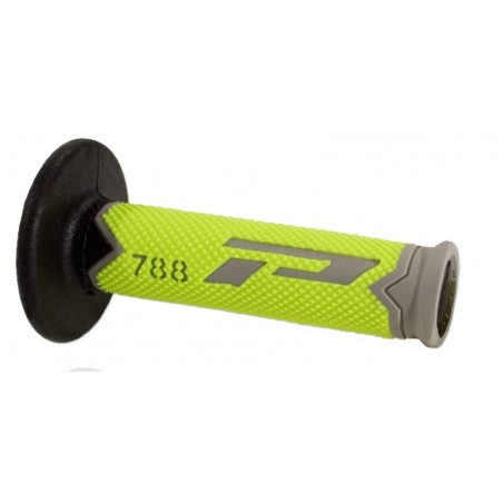 Progrip Manetki Pg788 Manetki, Off Road (22+25Mm, Dł.115Mm) Kolor Szary/Żółty Fluo/ Czarny (Trójskładnikowe) (788-254)