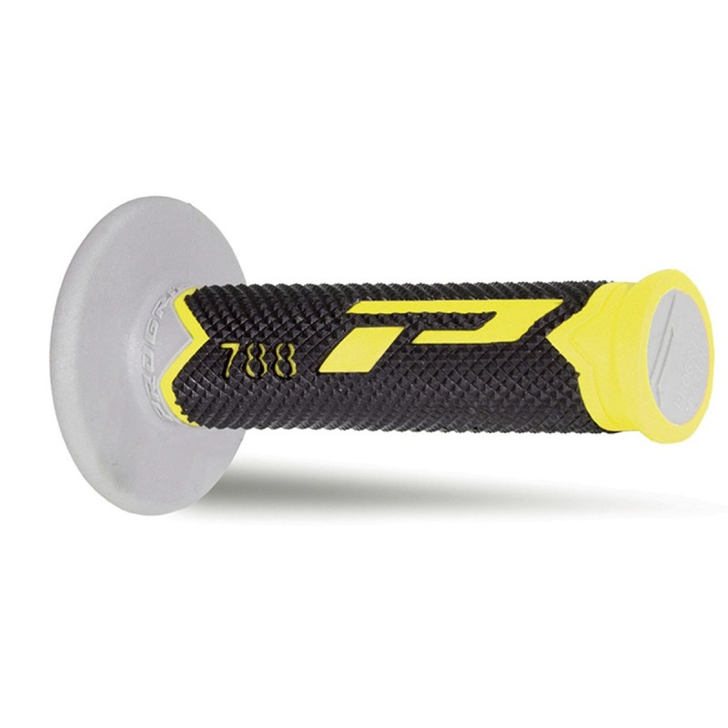 Progrip Manetki Pg788 Manetki, Off Road (22+25Mm, Dł.115Mm) Kolor Żółty/Szary/Czarny (Trójskładnikowe) (788-221) (Pg788/3)
