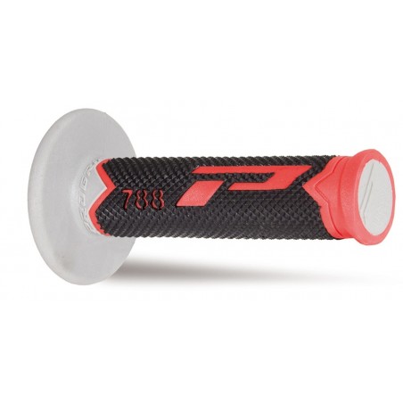 Progrip Manetki Pg788 Manetki, Off Road (22+25Mm, Dł.115Mm) Kolor Czerwony/Czarny/Szary (Trójskładnikowe) (788-220)