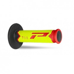 Progrip Manetki Pg788 Manetki, Off Road (22+25Mm, Dł.115Mm) Kolor Czerwony/Żółty Fluo/ Czarny (Trójskładnikowe) (Pg788/14)