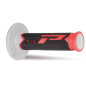 Progrip Manetki Pg788 Manetki, Off Road (22+25Mm, Dł.115Mm) Kolor Czerwony/Czarny/Szary (Trójskładnikowe) (788-220)