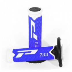 Progrip Manetki Pg788 Manetki, Off Road (22+25Mm, Dł.115Mm) Kolor Biały/Niebieski/Czarny (Trójskładnikowe) (Pg788/17) (788-217)