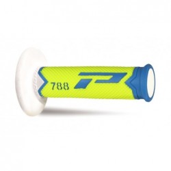 Progrip Manetki Pg788 Manetki, Off Road (22+25Mm, Dł.115Mm) Kolor Biały/Niebieski/Żołty (Trójskładnikowe) (788-245) (Pg788/23)