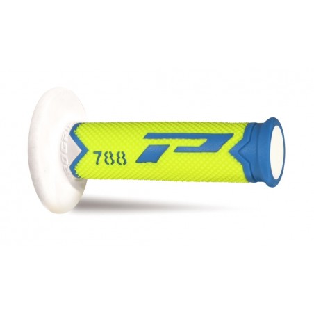 Progrip Manetki Pg788 Manetki, Off Road (22+25Mm, Dł.115Mm) Kolor Biały/Niebieski/Żołty (Trójskładnikowe) (788-245) (Pg788/23)