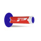 Progrip Manetki Pg788 Manetki, Off Road (22+25Mm, Dł.115Mm) Kolor Biały/Czerwony/Niebieski (Trójskładnikowe) (788-226)