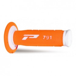 Progrip Manetki Pg791 Manetki, Off Road (22+25Mm, Dł.115Mm) Kolor Biały / Pomarańczowy Fluo (Dwuskładnikowe) (791-242)