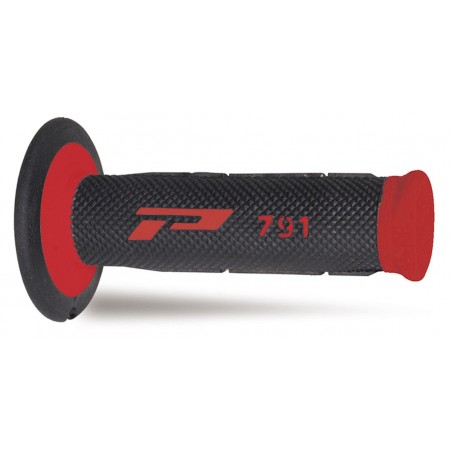 Progrip Manetki Pg791 Manetki, Off Road (22+25Mm, Dł.115Mm) Kolor Czerwony/Czarny (Dwuskładnikowe) (Pg791Rd/Bk) (791-149)