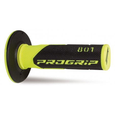 Progrip Manetki Pg801 Manetki, Off Road (22+25Mm, Dł.115Mm) Kolor Żółty Fluo/Czarny (Dwuskładnikowe) (801-204) (Pg801Ylf/Bk)