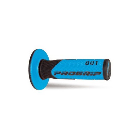 Progrip Manetki Pg801 Manetki, Off Road (22+25Mm, Dł.115Mm) Kolor Czarny/Jasny Niebieski (Dwuskładnikowe) (Pg801) (801-286)