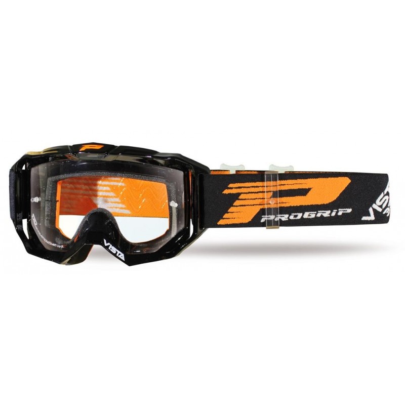 Progrip Gogle Pg3303 Tr Vista Kolor Czarny (Szyba Pg3310 Light Sensitive, Antiscratch, No Fog, Anti Uv + Druga Gratis)