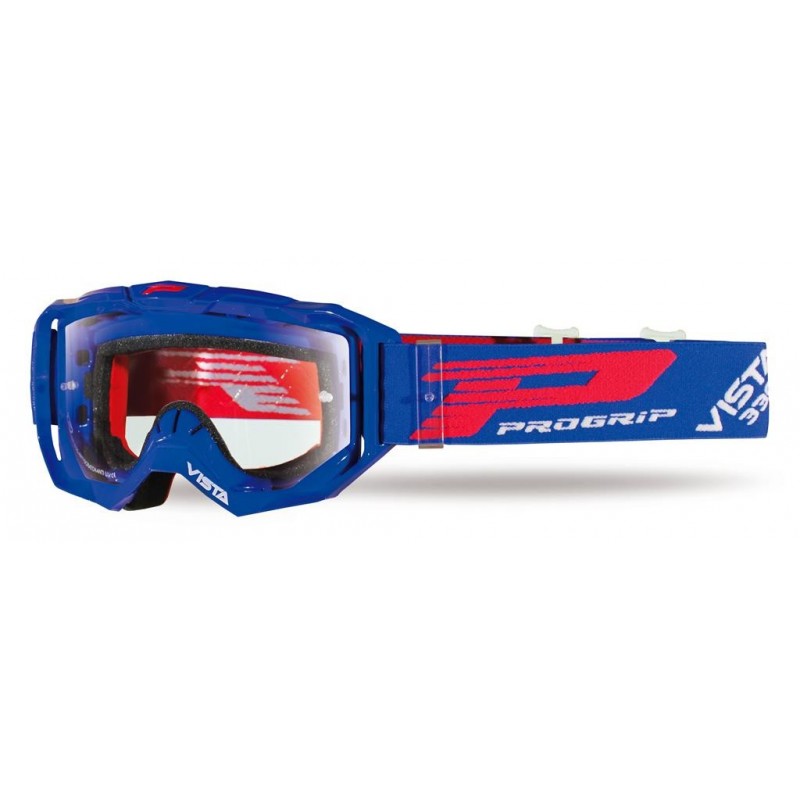 Progrip Gogle Pg3303 Tr Vista Kolor Niebieski (Szyba Pg3310 Light Sensitive, Antiscratch, No Fog, Anti Uv + Druga Gratis)