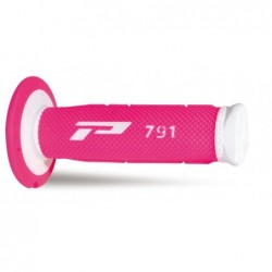 Progrip Manetki Pg791 Manetki, Off Road (22+25Mm, Dł.115Mm) Kolor Biały / Fuksja Fluo (Dwuskładnikowe) (791-243) (Pg791Wh/Fx)