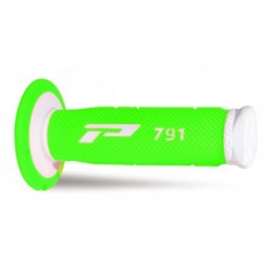 Progrip Manetki Pg791 Manetki, Off Road (22+25Mm, Dł.115Mm) Kolor Biały / Zielony Fluo (Dwuskładnikowe) (791-241) (Pg791Wh/Grf)