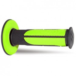 Progrip Manetki Pg798 Manetki, Off Road (22+25Mm, Dł.115Mm) Kolor Czarny Zielony (Dwuskładnikowe Half Waffle)