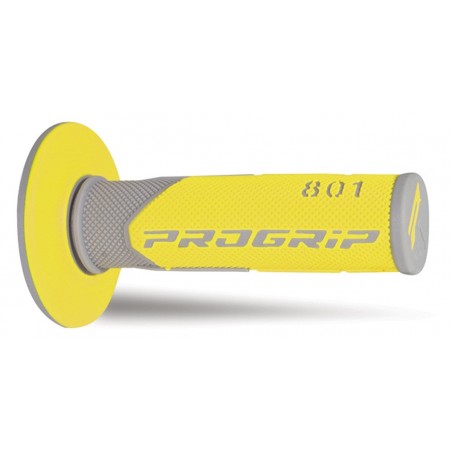 Progrip Manetki Pg801 Manetki, Off Road (22+25Mm, Dł.115Mm) Kolor Szary/Żółty (Dwuskładnikowe) (801-289) (Pg801/1)