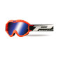 Progrip Gogle Pg3101 Fl Atzaki Kid Dziecięce Kolor Pomarańczowy Fluo (Pg3146 Niebieska Lustrzana Dwuwarstwowa, No Fog, Anti Uv)