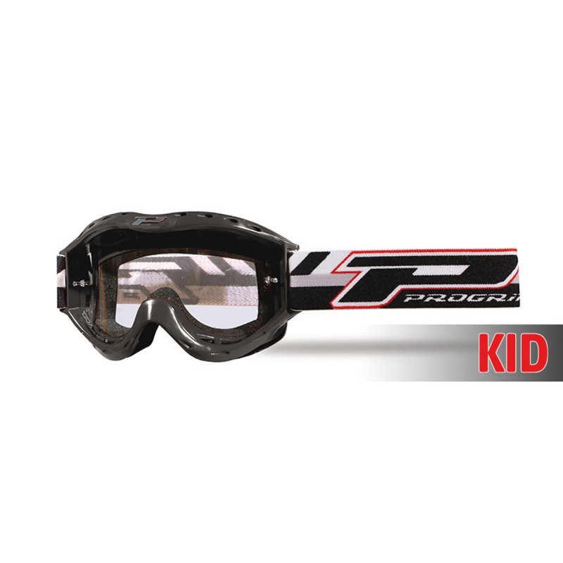 Progrip Gogle Pg3101 Atzaki Kid Dziecięce Kolor Czarny (Szyba Pg3111 1Mm, No Fog, Anti Uv) (Pg3101Bk ) (3101-102)