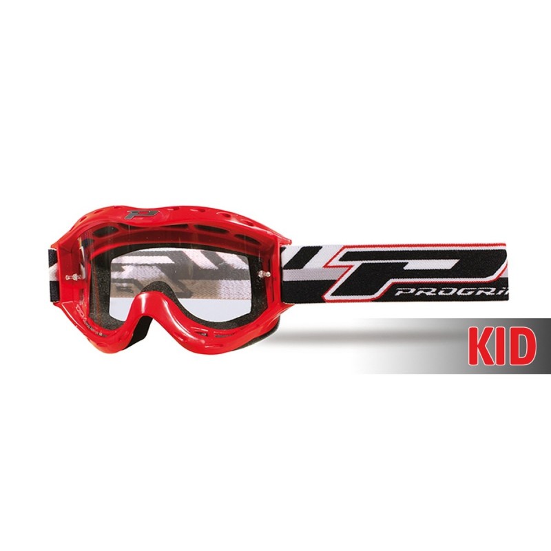 Progrip Gogle Pg3101 Atzaki Kid Dziecięce Kolor Czerwony (Szyba Pg3111 1Mm, No Fog, Anti Uv) (Pg3101Rd) (3101-107)