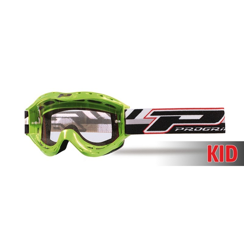 Progrip Gogle Pg3101 Atzaki Kid Dziecięce Kolor Zielony (Szyba Pg3111 1Mm, No Fog, Anti Uv) (Pg3101Gn) (3101-103)