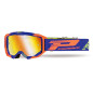 Progrip Gogle Pg3303 Fl Vista Kolor Niebieski/PomarańCzowy Fluo (Żółta Lustrzana Antiscratch, No Fog, Anti Uv + Pg3310 Gratis)