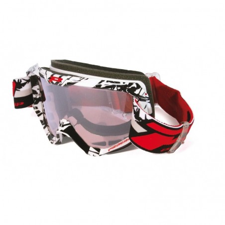 Progrip Gogle Pg3450 Ls Riot Kolor Biały / Czarny (Szyba Pg3298 Light Sensitive, Antiscratch, No Fog, Anti Uv) (Pg3450/16Wh/Bk)
