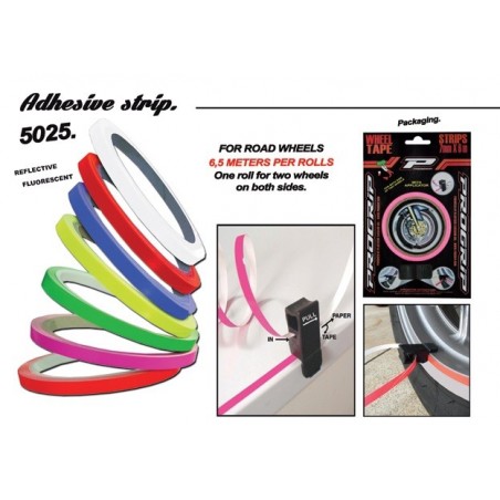 Progrip Taśma Ozdobna Na Felgi (Z Aplikatorem) Kolor Biały (6,2 M) (Pg5025Wh) (5025-101)