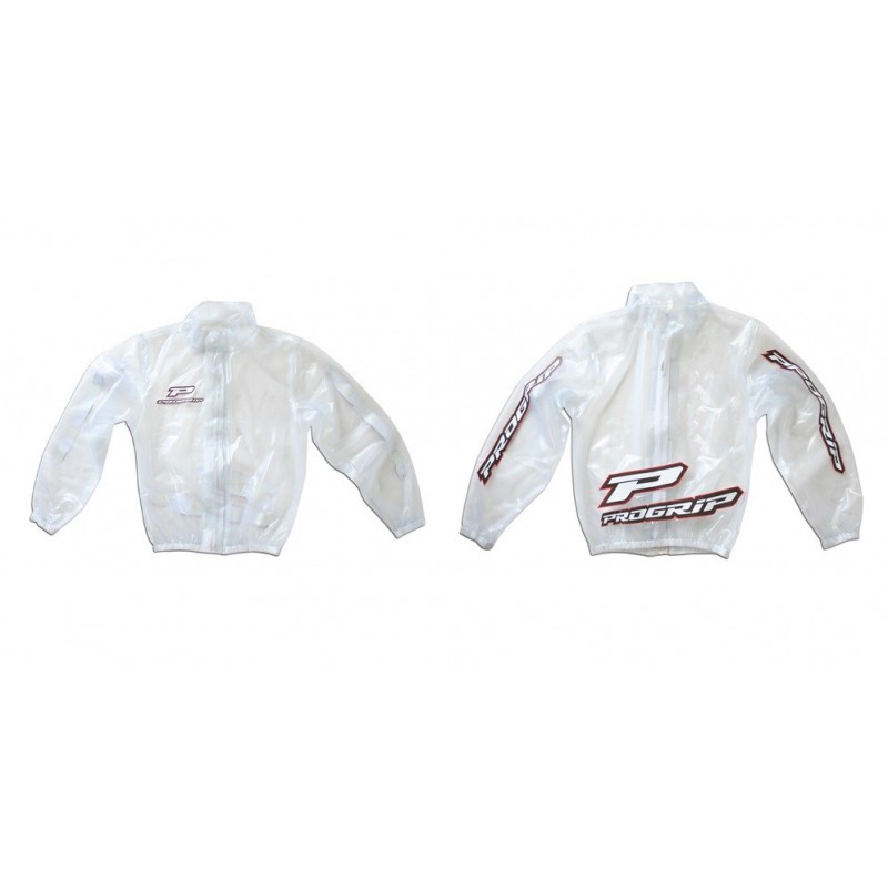 Progrip Kurtka Przeciwdeszczowa Dziecięca Pg7801 Przeźroczysta Rozm. S (Pg7801S)