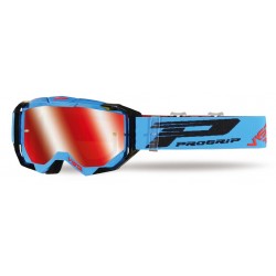 Progrip Gogle Pg3303 Fl Vista Kolor Turkusowy/Czarny (Lustrzana, No Fog, Anti Uv + Pg3310 Gratis) (Pg3303/18Tr/Bk) (3303-248 Fl)