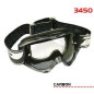 Progrip Gogle Pg3450 Ls Riot Carbon (Szyba Pg3298 Light Sensitive, Antiscratch, No Fog, Anti Uv) (Pg3450/09C) (3450-189 Ls)
