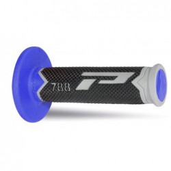 Progrip Manetki Pg788 Manetki, Off Road (22+25Mm, Dł.115Mm) Kolor Szary/Czarny/Niebieski (Trójskładnikowe) (788-215)