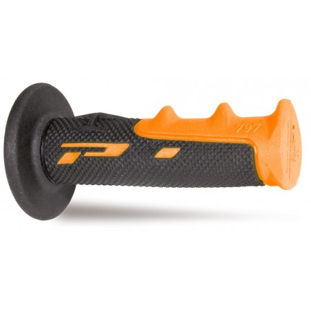 Progrip Manetki Pg797 Manetki, Off Road (22+25Mm, Dł.115Mm) Kolor Pomarańczowy/Czarny (Dwuskładnikowe) (797-201)
