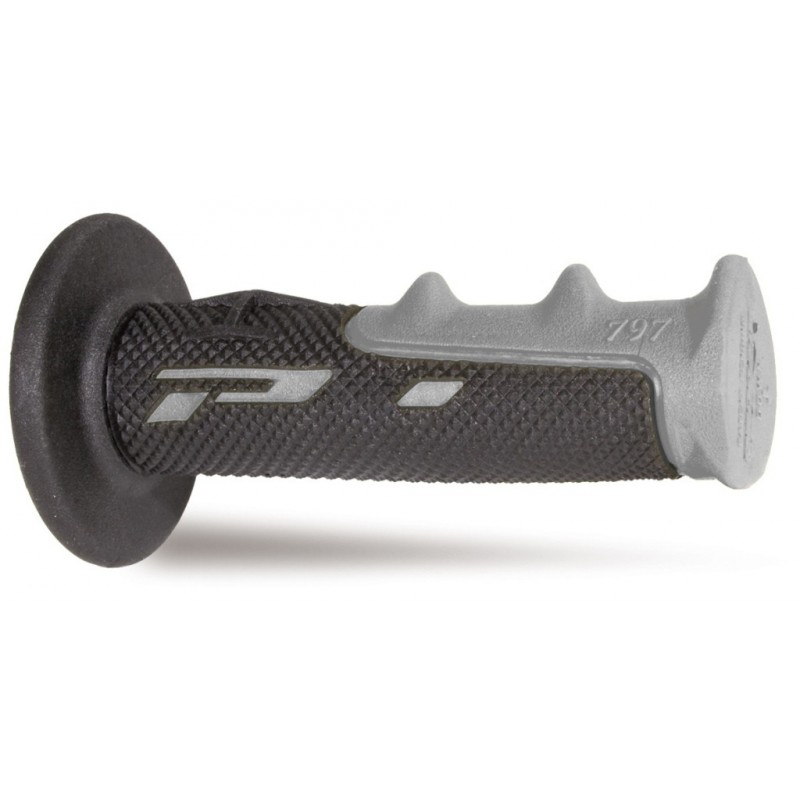 Progrip Manetki Pg797 Manetki, Off Road (22+25Mm, Dł.115Mm) Kolor Szary/Czarny (Dwuskładnikowe) (797-187)