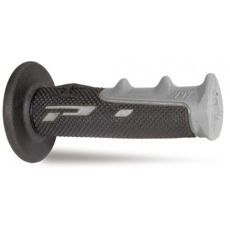 Progrip Manetki Pg797 Manetki, Off Road (22+25Mm, Dł.115Mm) Kolor Szary/Czarny (Dwuskładnikowe) (797-187)