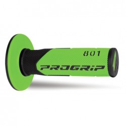 Progrip Manetki Pg801 Manetki, Off Road (22+25Mm, Dł.115Mm) Kolor Czarny/Zielony (Dwuskładnikowe) (801-138) (Pg801Bk/Gr)