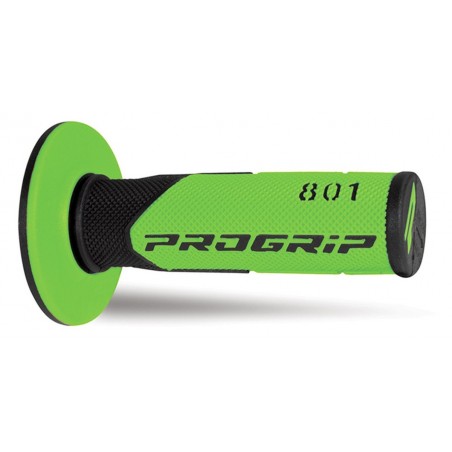 Progrip Manetki Pg801 Manetki, Off Road (22+25Mm, Dł.115Mm) Kolor Czarny/Zielony (Dwuskładnikowe) (801-138) (Pg801Bk/Gr)