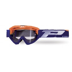 Progrip Gogle Pg3450 Ls Riot Kolor Pomarańczowy Fluo Niebieski (Szyba Pg3210, No Fog, No Scracht) (3450-275 Tr)