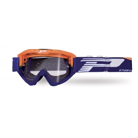 Progrip Gogle Pg3450 Ls Riot Kolor Pomarańczowy Fluo Niebieski (Szyba Pg3210, No Fog, No Scracht) (3450-275 Tr)