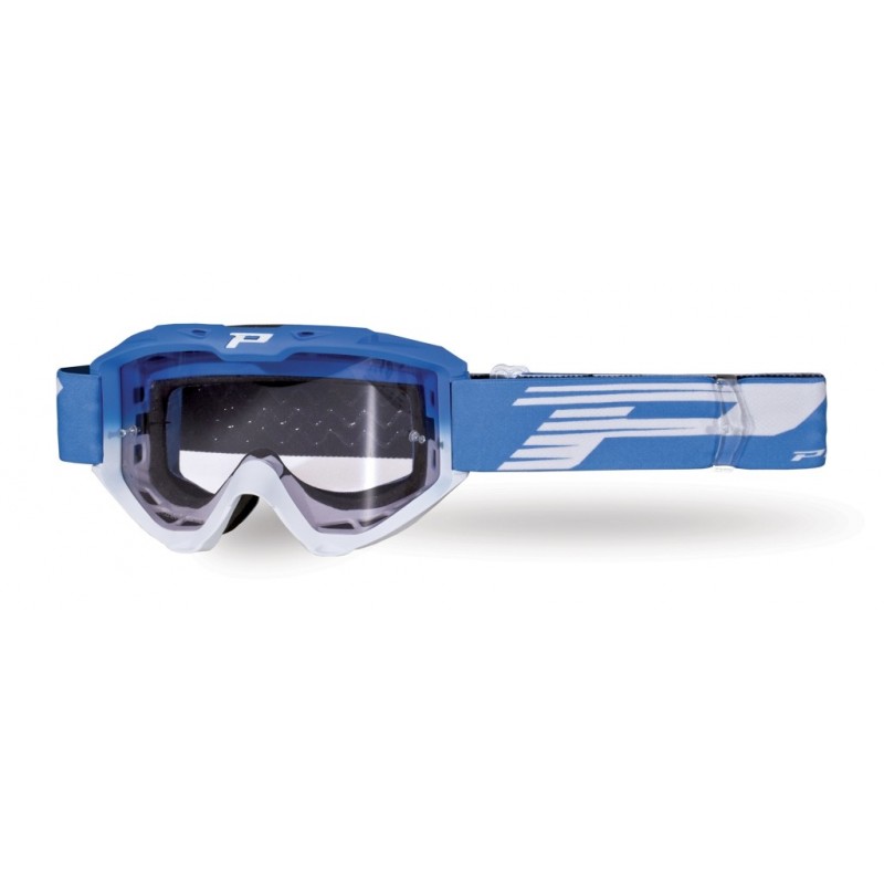 Progrip Gogle Pg3450 Ls Riot Kolor Niebieski Biały (Szyba Pg3210, No Fog, No Scracht) (3450-327 Tr)