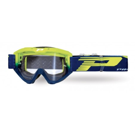 Progrip Gogle Pg3450 Ls Riot Kolor Żółty Fluo Niebieski (Szyba Pg3210, No Fog, No Scracht) (3450-309 Tr)