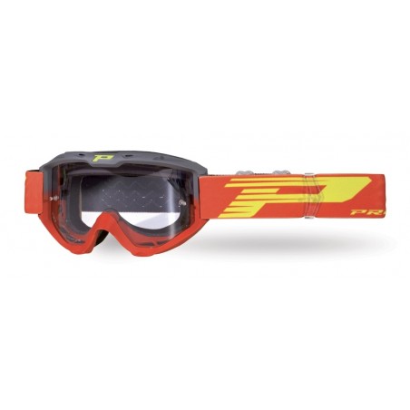 Progrip Gogle Pg3450 Ls Riot Kolor Szary Czerwony (Szyba Pg3210, No Fog, No Scracht) (3450-288 Tr)