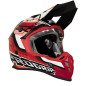Progrip 2022/09 Kask Pg3180 Ap71 Kolor Czerwono-Biały Rozm.M (3180-130)